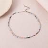 Bohemia Choker Necklace Handmade Neck Chain Rainbow Seed Beads Necklace  Women's Collar Jewelry