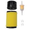 Clamps Air Filter Fuel Filter Lawn Mower Parts 1 Set