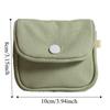 Card Organizer Student Simplicity Wallet Solid Color Portable Card Holder  Makeup Bag
