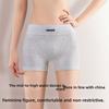 Women's Spring Summer 10A Antibacterial Thread Pure Cotton Anti Tarnished Non Curled High Waist Flat Angle Briefs
