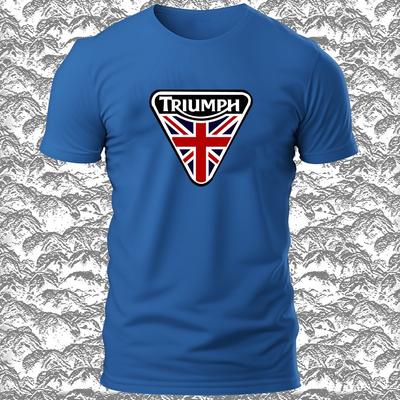 RARE Triumph Motorcycles Logo Funny T Shirt MADE IN USA Unisex T-Shirt