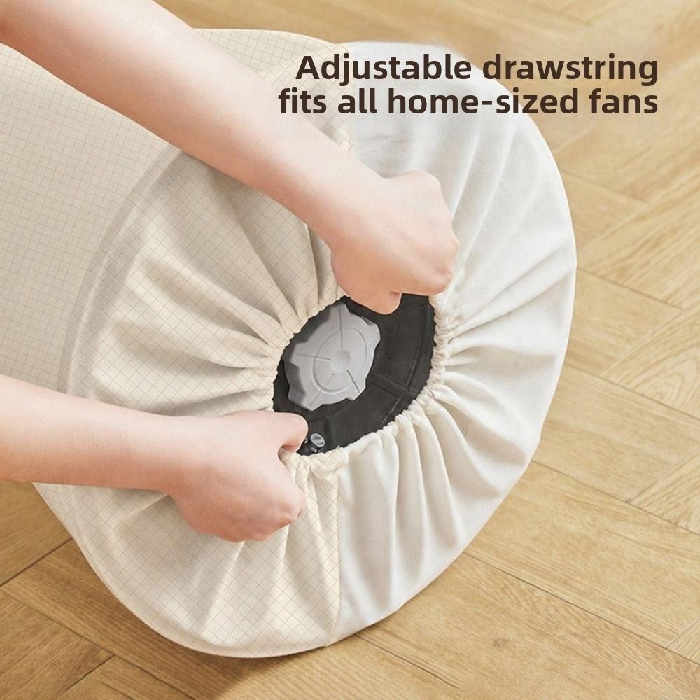 Dustproof Standing Electric Fan Cover Full Wrap Floor Fan Cover Fan Dust Cover  for Household Fans