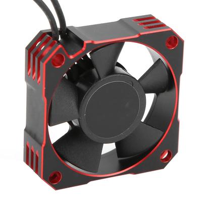 Ongwan ROCKET Motor Cooling Fan, 21000 RPM, 35mm, 8.5V with Sensor, for 1/10, 1/12, and 1/8 Scale RC Car Brushless Motors (Red)