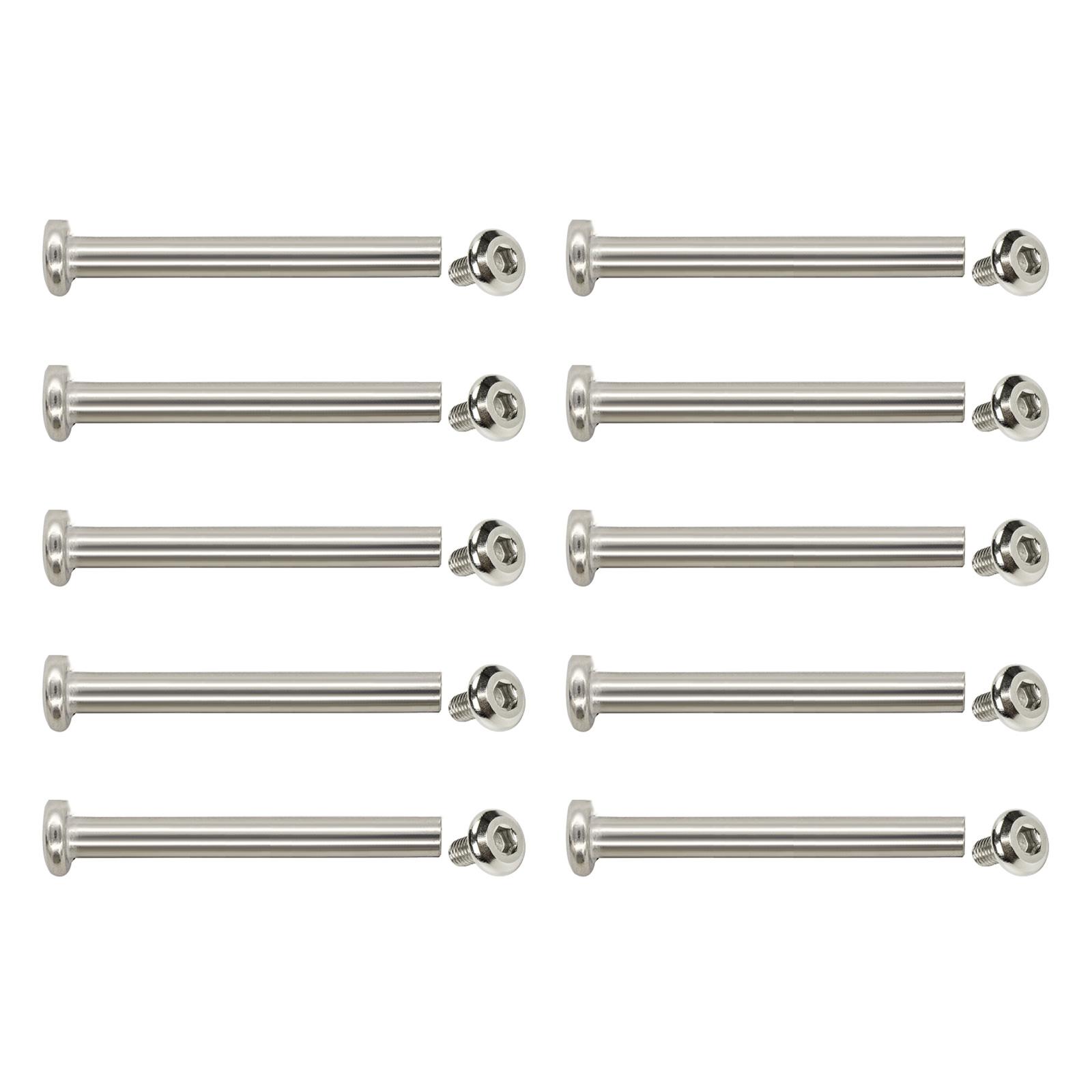 

10 шт. винтов с внутренним шестигранником, заклепок для ногтей, винтов из нержавеющей стали 30/35/40/45/50 мм, винтов-стоек, винтов для ремней, винтов-кнопок для багажа 5