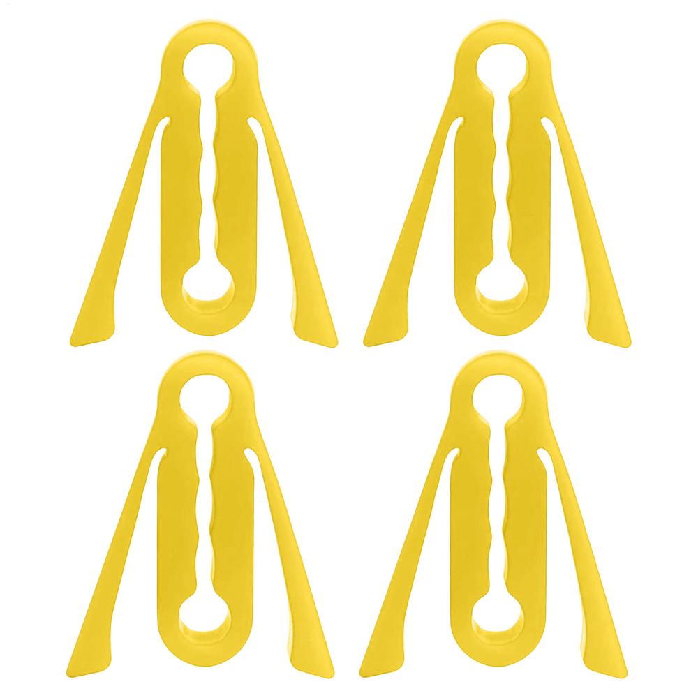 

4pcs Car Door Lock Sound Deadener Damper Buffer, Car Door Latch Covers, vehicles Noise Reduction Shock Absorption Silicone Pad жовтий