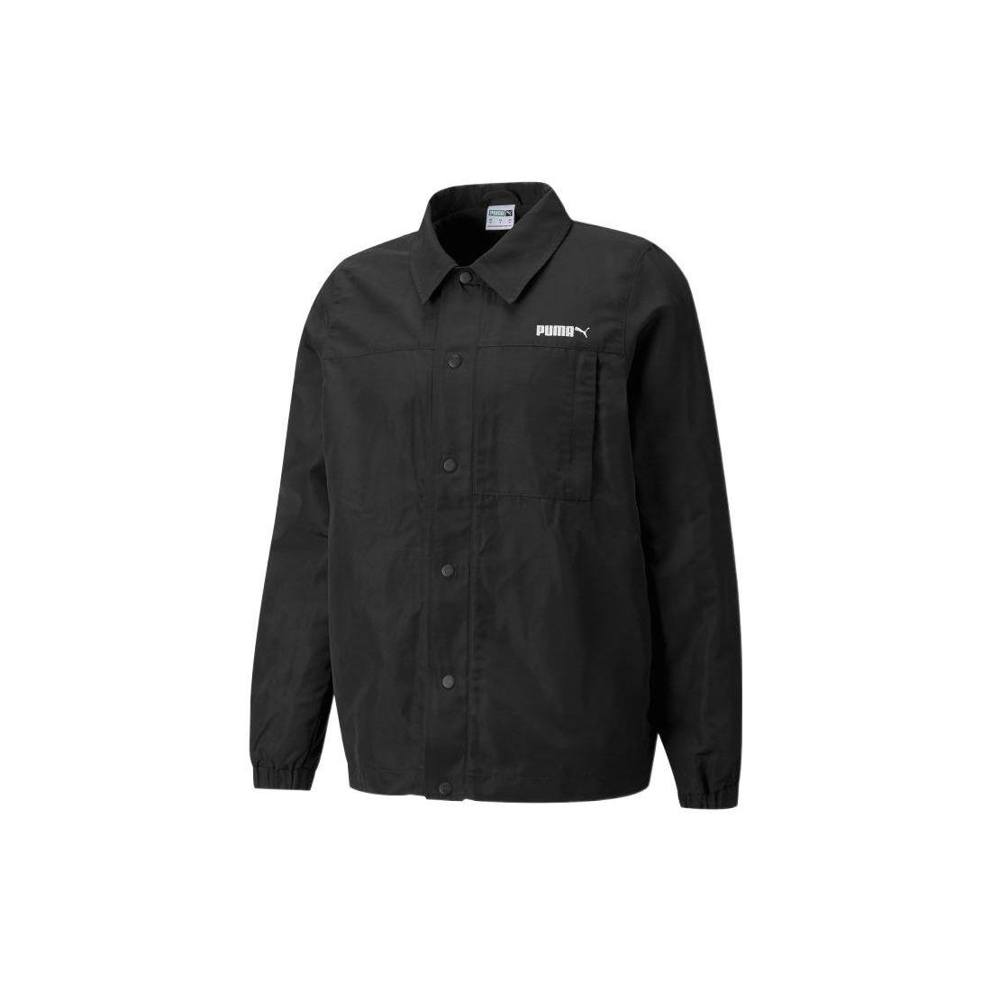 

Куртка Puma Classics Casual Coach Мужская Верхняя одежда Черный 534367-01