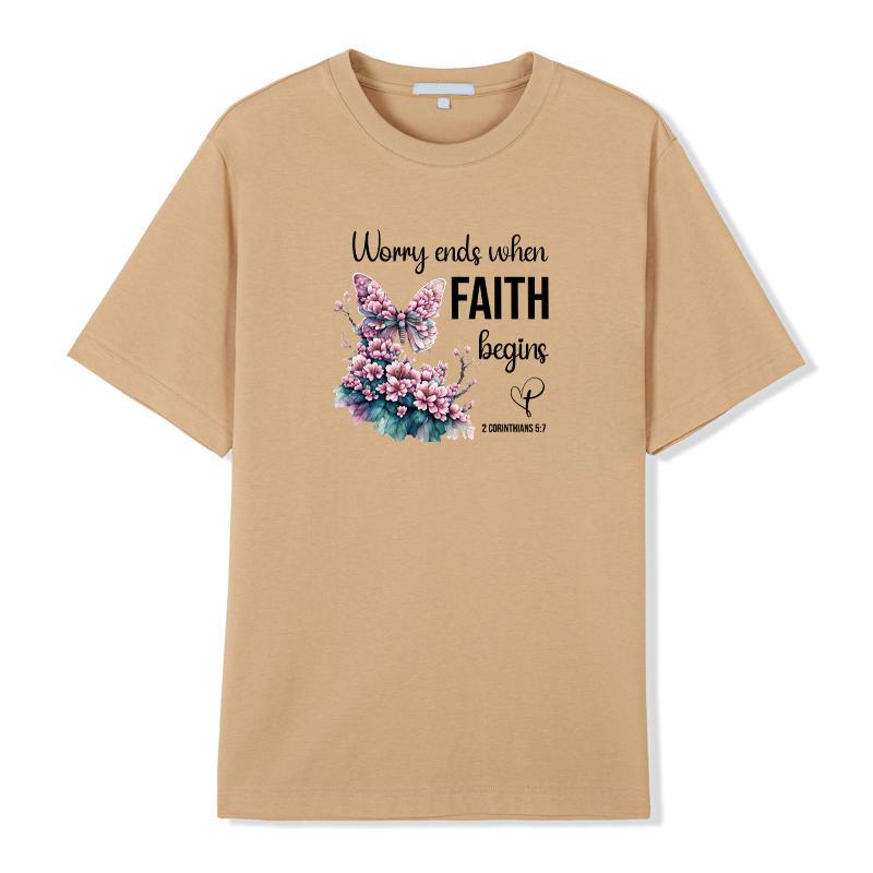 Iron On Patches Flower Butterfly Faith Washable Garment Accessory New Diy Heat Transfer Thermal Patches Clothing Hot