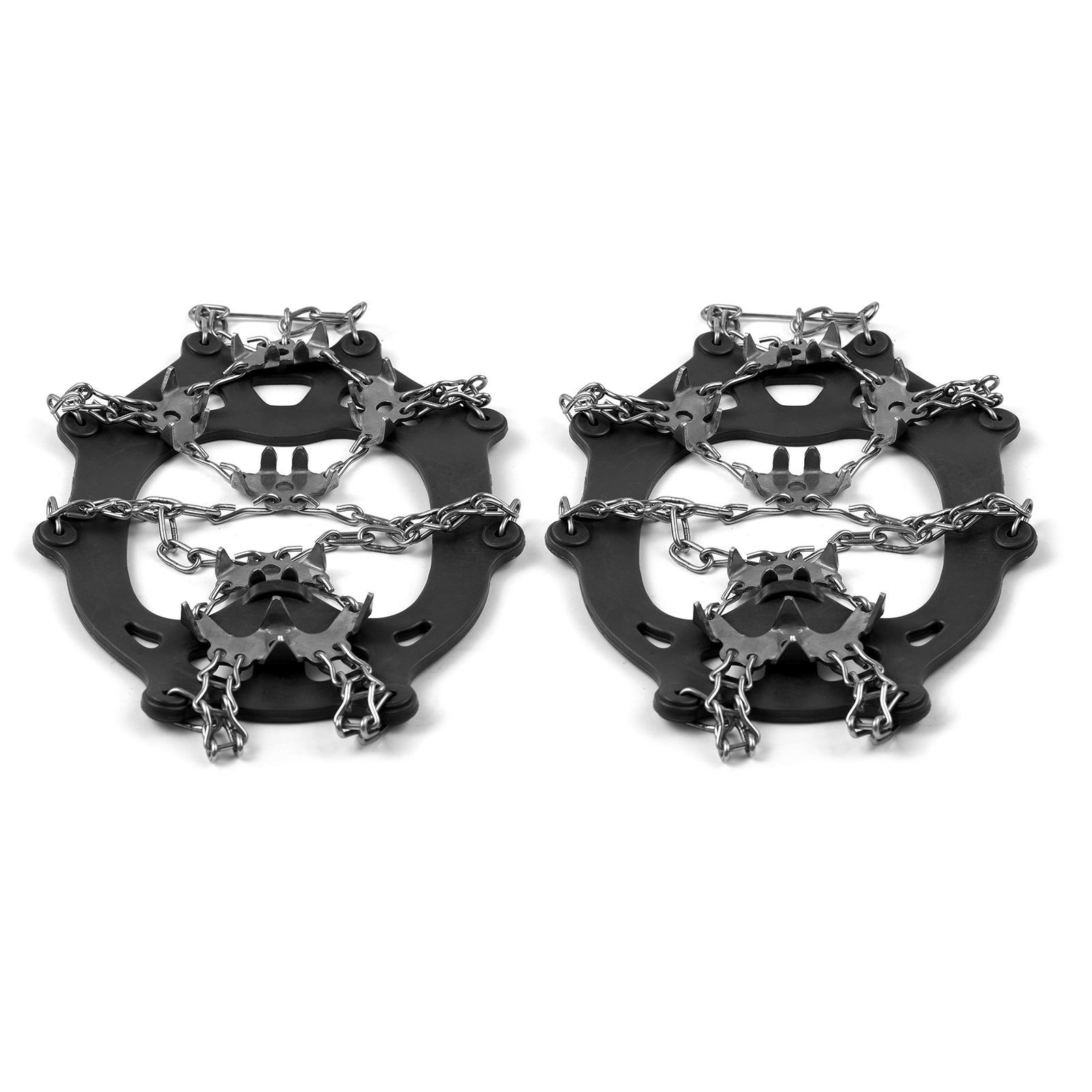 201 Нержавеющая сталь 24 зубца Ice Claw противоскользящий чехол для обуви от снега L — фото 8