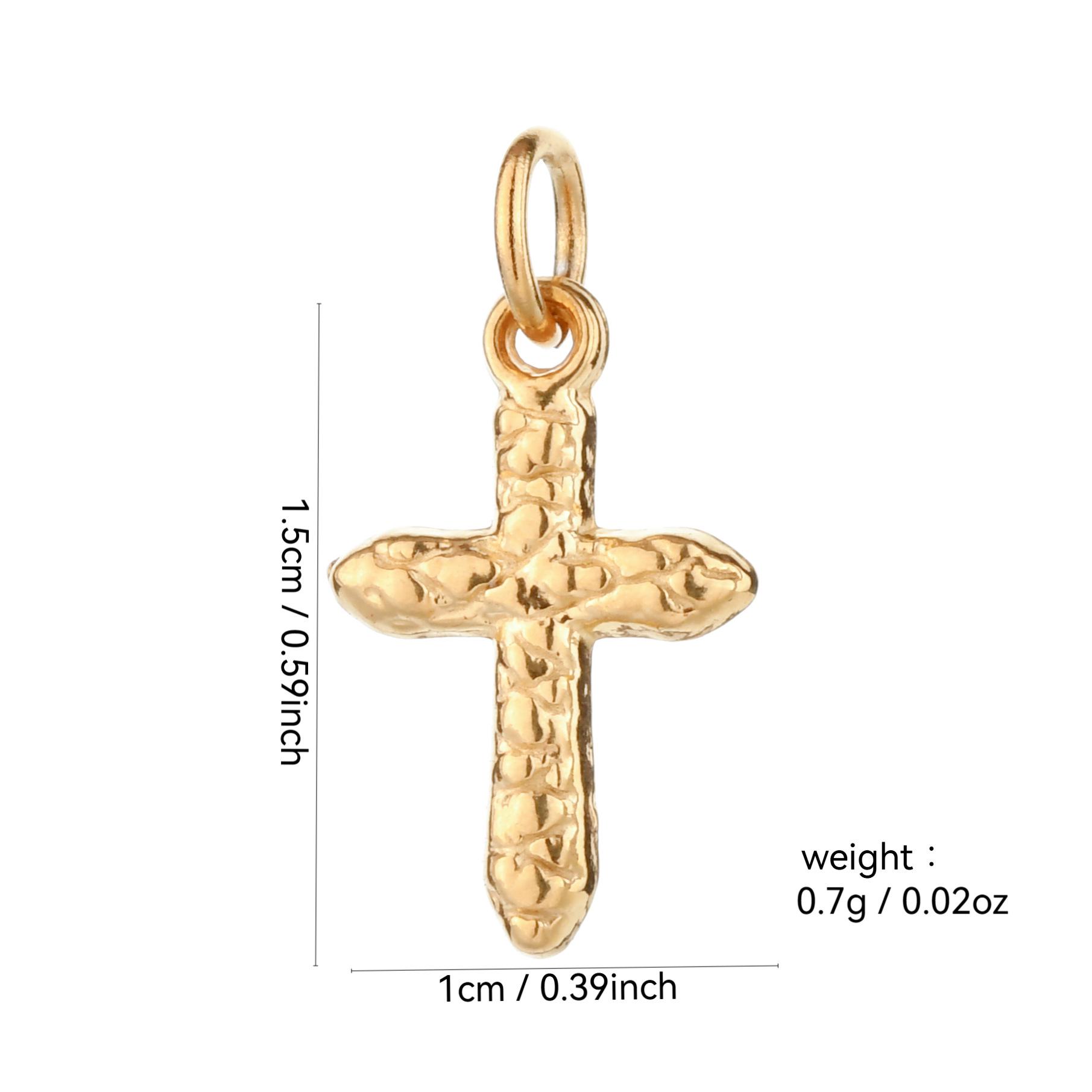 Punk Style Cross Stainless Steel Pendant for DIY Necklace or Bracelet