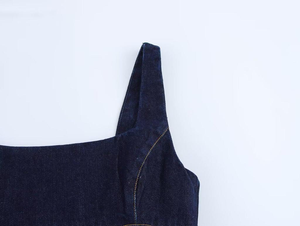2025 Spring Women's European & American Slim Denim Dress