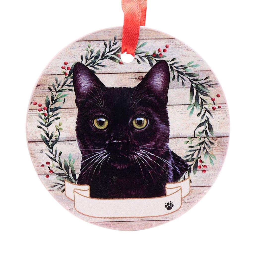 Best Of Breed Black Cat Hanging Decoration