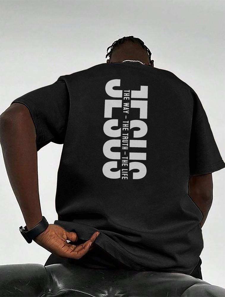 Jesus The Truth the Way Christian Faith Men T Shirt