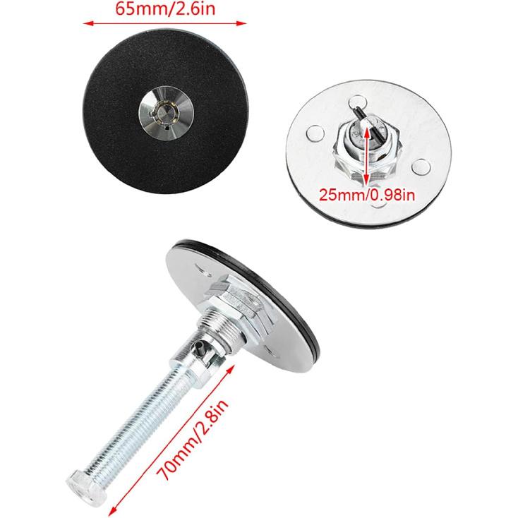 

Car Engine Hood Cover Lock, Universal Locking Pins Key Kit, Security Pin (Black)