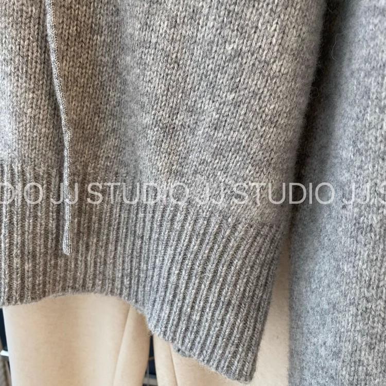 Shop Owner's Favorite: Korean Dongdaemun Chic Hooded Wool Knit Sweater for Women