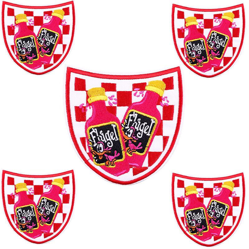 10pcs /Lots Netherland Carnival Patch Netherland Oeteldonk Emblem Full Embroidered Patches Iron On Patches For Clothing Sew Diy 