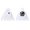 Felpa con cappuccio e stampa Stu Uomo Donna Inverno Calda Foderata in pile Oversize Casual Pullover
