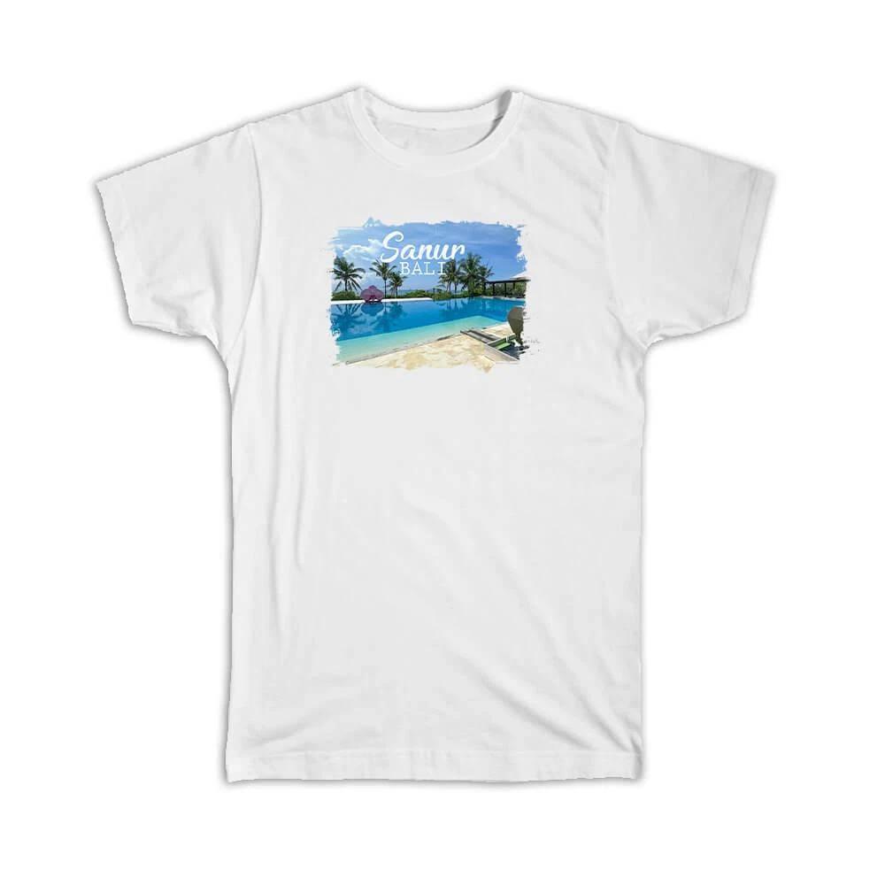 Gift T-Shirt : Swimming Pool Sanur Bali Indonesia 3XL