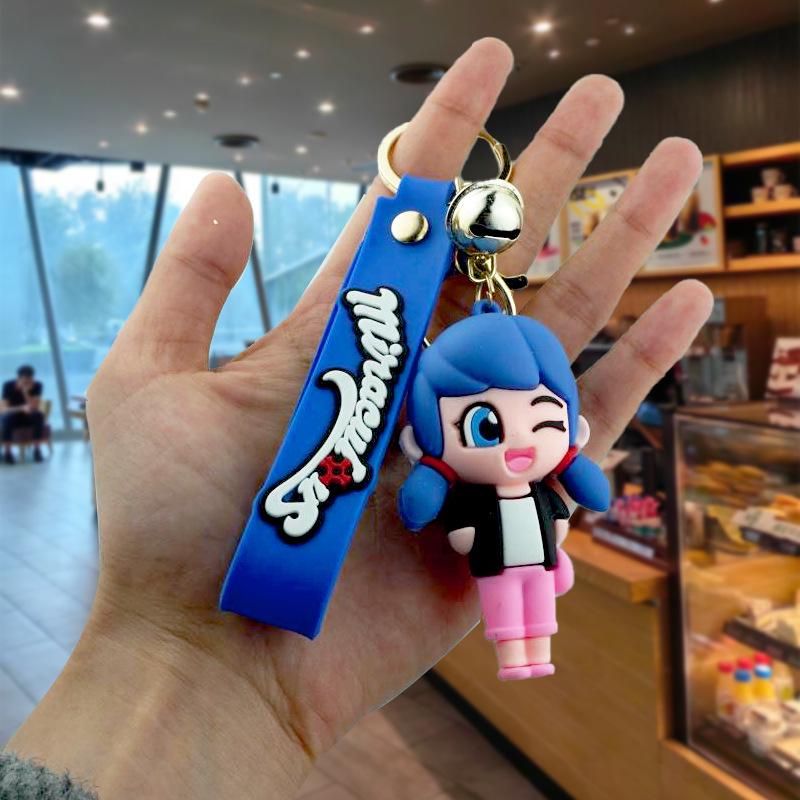 Cute Cartoon Miracle Girl Keychain Backpack & Children s Pendant Ornament