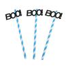40PCS Halloween Paper Straws Thick Durable Beautiful Cute Paper Drinking Straws for Halloween Party