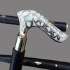 93.98 Cm Victorian-Style Walking Stick Brass Handle Wooden Cane Designer Accessory Best Gift for Unisex