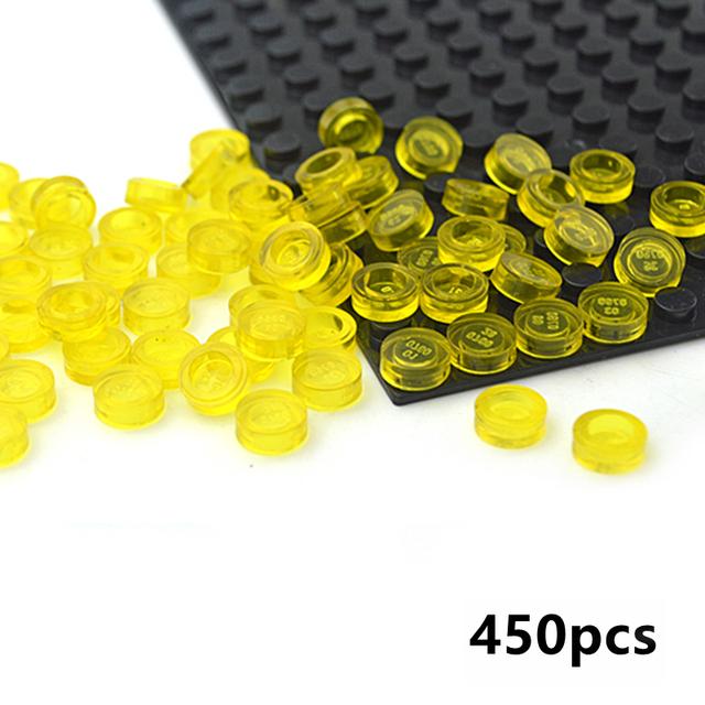 Blocos de Construção Transparentes DIY 1x1 1x2 2x2 1x4 Peças Lisas Compatível 98138 3068 3069 2431 Brinquedos Educativos Leduo