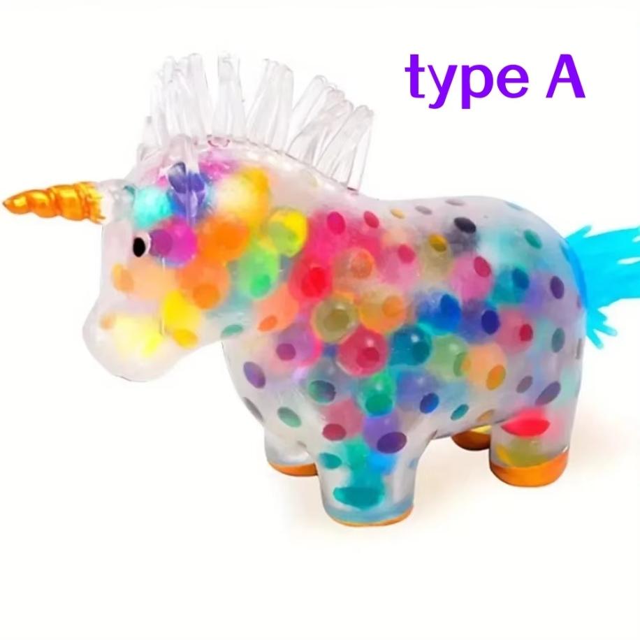 Jednorožec Squishy Míčky na odbourání stresu pro děti se zaměřením a autismem Pružná zvířátka Hračka na stres Party Dárky Squishy Fidget Hračky