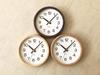 KATOMOKU Muku Clock 16 Oak Wall Clock Continuous Second Hand Radio km-108OA 220mm (SKP Clock)