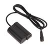 EN‑EL15 DC Coupler Dummy Battery with Type C Power Adapter for Nikon Z5 Z6 Z7 Z6II Z7II D500 D600 D610 D750 D780 D800