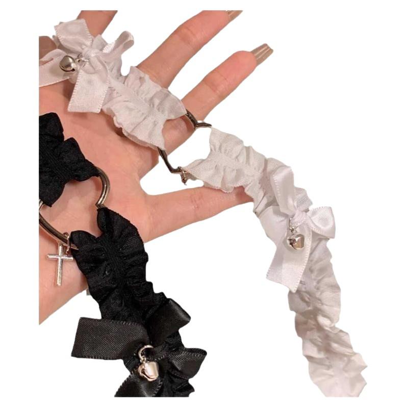 Heart-Shaped Garter & Necklace Set - Choker and Thigh Chain Accessory