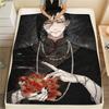 Coperta in Flanella con Stampa Black Butler, Alta qualità Confortevole per Tutte le Stagioni, Decorazione per la Casa, Calore e Comfort, Perfetta per Regali di Natale08