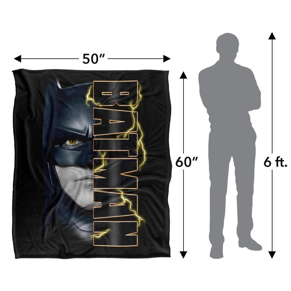 The Flash Headshot Batman Blanket