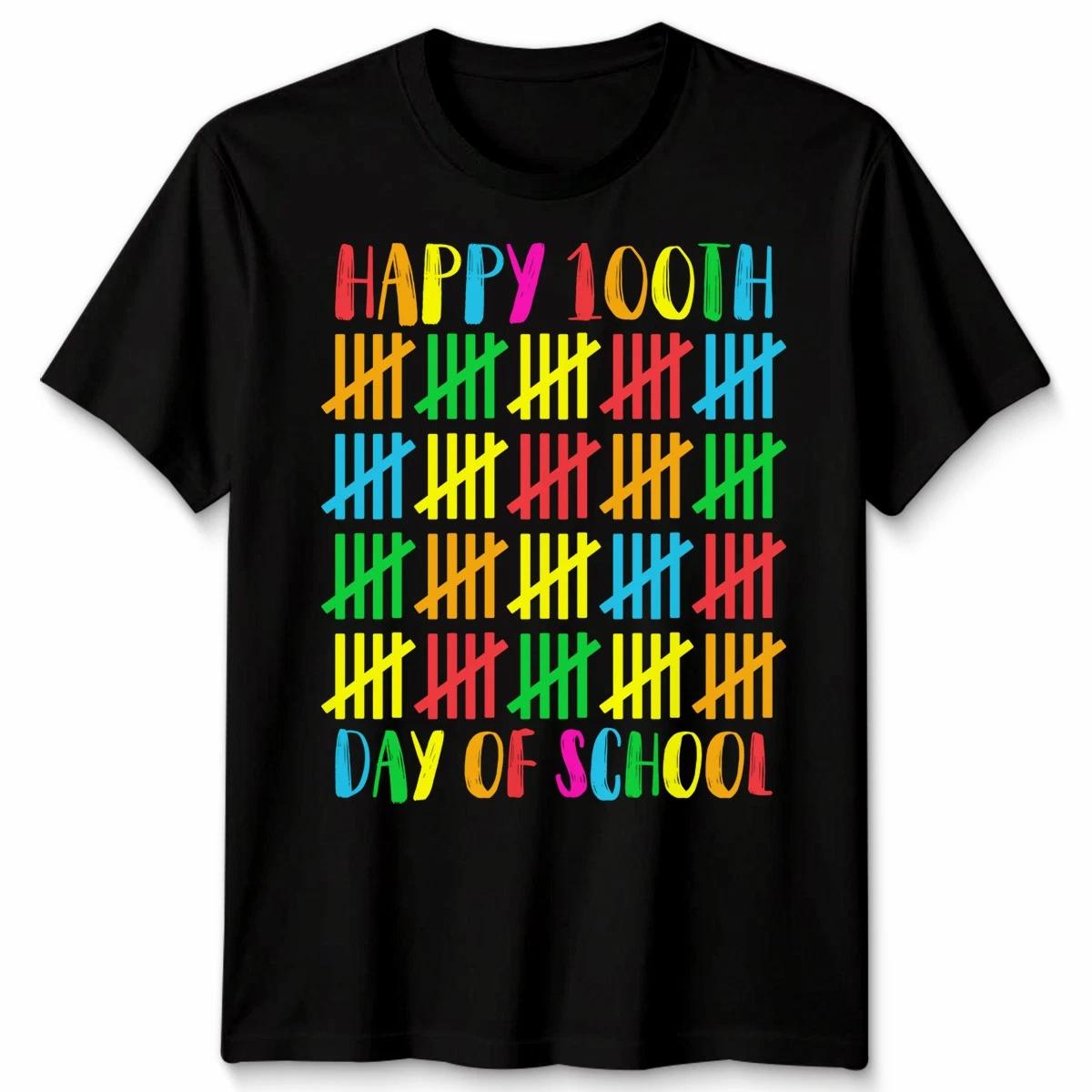 Happy 100Th Day Of School Teachers 100 Days Unisex TShirt Adults Kids S