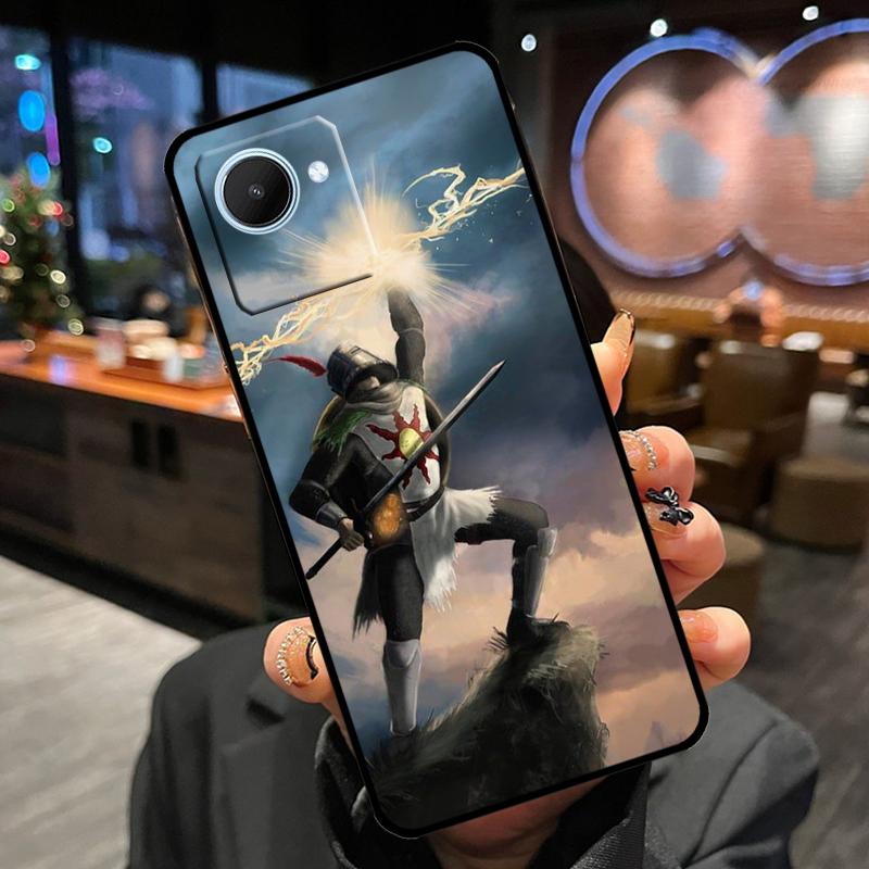Praise the Sun Dark Souls Case For Realme 13 Pro Plus 12 11 14 15 GT6 GT7 Pro C15 C35 C53 C55 C61 C63 C65 C67 C71 C75