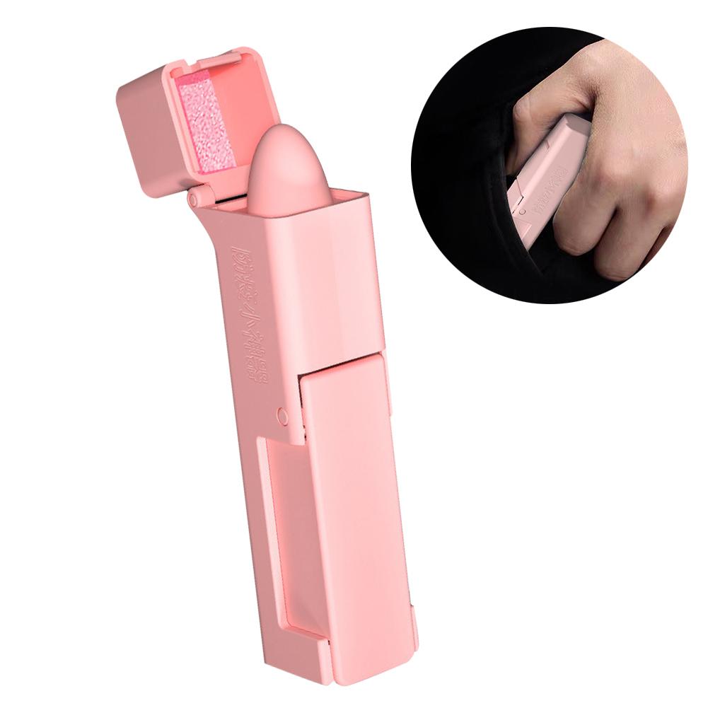 ABS Reusable Portable Lift Handle Artifact Elevator Button Anti Contact Rod Protective Supplies(Pink )