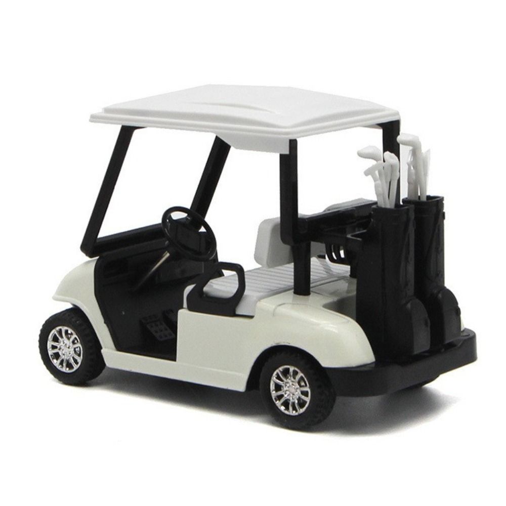 Pull-Back Golf Cart Model Simulation Golf Cart Vehicles Toy Miniature Golf Cart  Children Gift