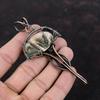 Scolecite Pendant Copper Wire Wrapped Pendant Scolecite Jewelry Handmade Copper Pendant Natural Gemstone Jewelry Wire Wrap Pendant For Gift