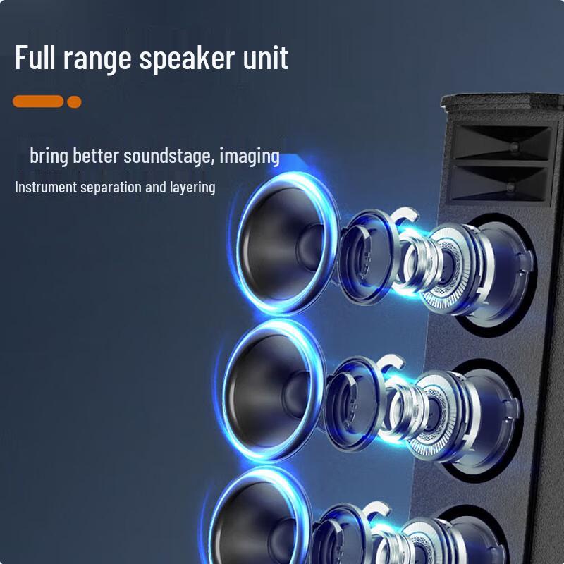 Huido Professional Conference Linear Array Speaker System CN Plug (adapter Included)