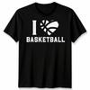 I Love Basketball Sports Fan Tee Unisex Unisex Graphic Unisex TShirt