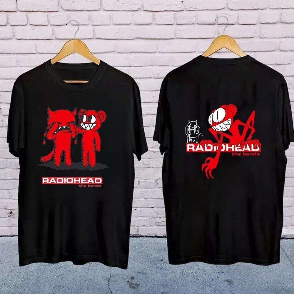 

Radiohead Band Short Sleeve 2 Sided Unisex S-3XL T Shirt Gift For Fan Rock Band Unisex T-Shirt XXXL