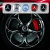 4 Pezzi 56/60/65MM 56mm Coprimozzo Centrale per Ruota Auto Adesivo per Mozzo per Mercedes Benz AMG W204 W205 Amg W211 Smart Fortwo 451 W203 W222