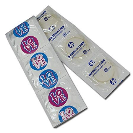 toysfan M size 144 pieces Commercial condom Japan development Condom 144 pieces Gloss Large capacity Skin Contraceptive Unscented Rubber Love&SKIN