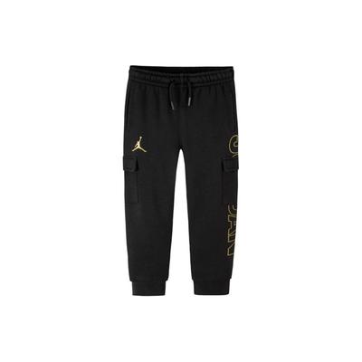 Calças Jogger de Tricô Infantil Preto JD2242052GS-001