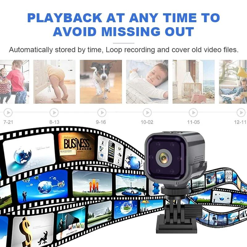 Nouă Mini Cameră WiFi 1080P Vizualizare de la Distanță Alarmă Sonoră Viziune Nocturnă 960mAh Standby Ultra Lung Detectare Mobilă Cameră de Securitate Pentru Ciclism