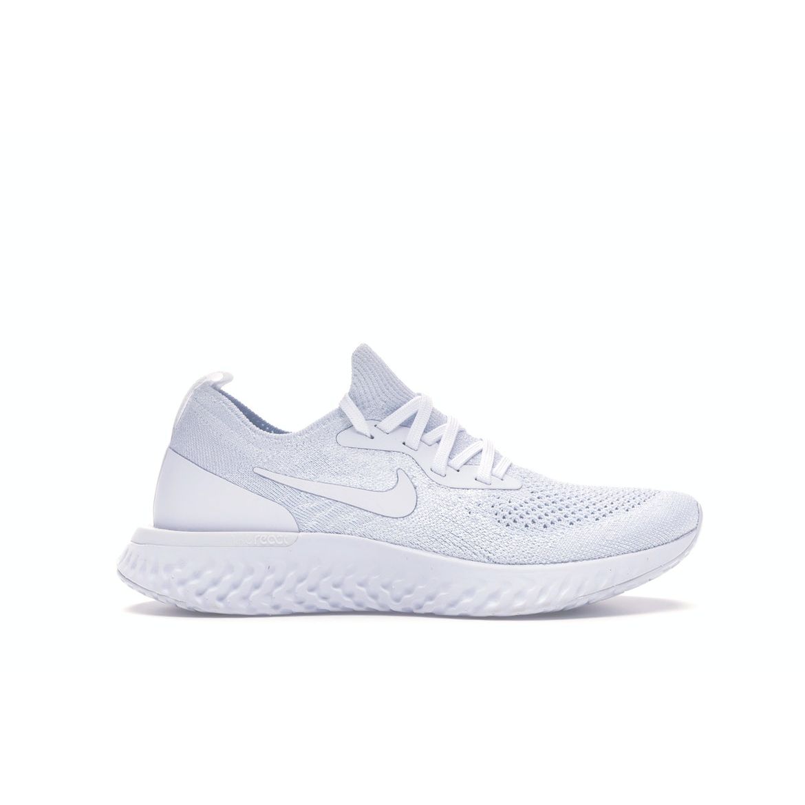 

Женские кроссовки Nike Epic React Flyknit Triple White True-White White-Pure-Platinum AQ0070-102