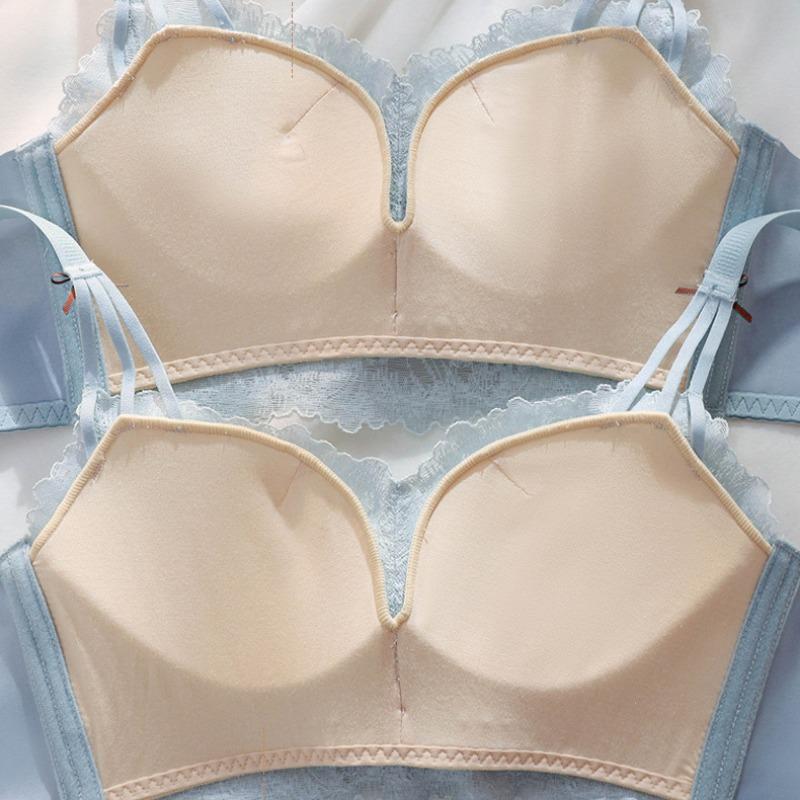 Non-steel Ring Gathered Thickened To Collect Side Breasts Anti-sagging Bra