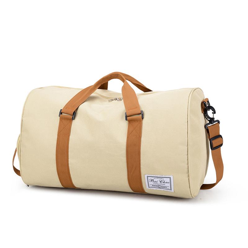 Fashion Sports Fitness Bag Waterproof Canvas Foldable Travel Bag Large Capacity Yoga Bag Pillow Bag