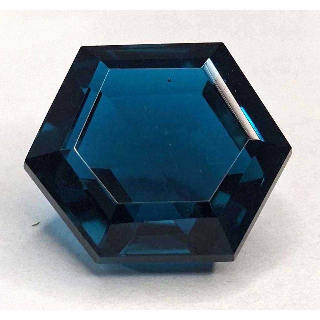 Natural Bluish Green Grandidierite Hexagon 18-20 Ct Fabulous Loose Gemstone