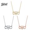 Infinity Symbol Necklace Heart for Women Cubic Zirconia Love Dainty