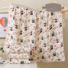 Six-Layer Bamboo Cotton Baby Bath Towel & Quilt