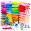 Eclet (Pack Of 12) Air Dry Clay, Colorful Children Soft Clay, Creative Art Crafts, Gifts For Kids-Multi Color. Non-Toxic
